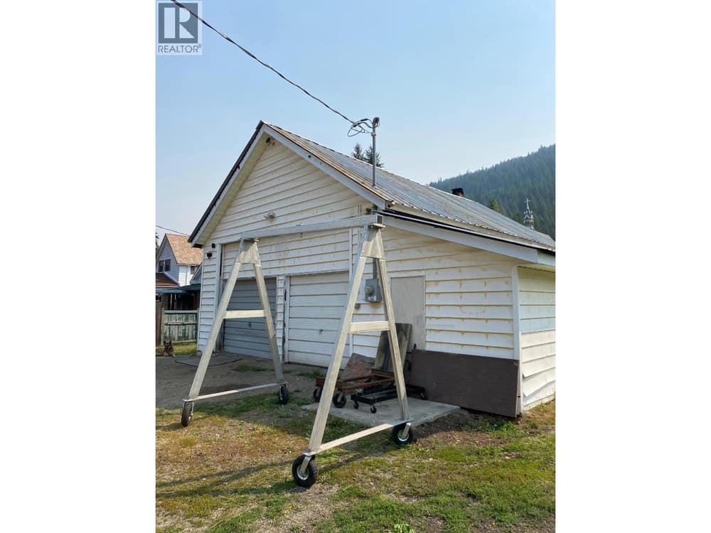 Rear of property