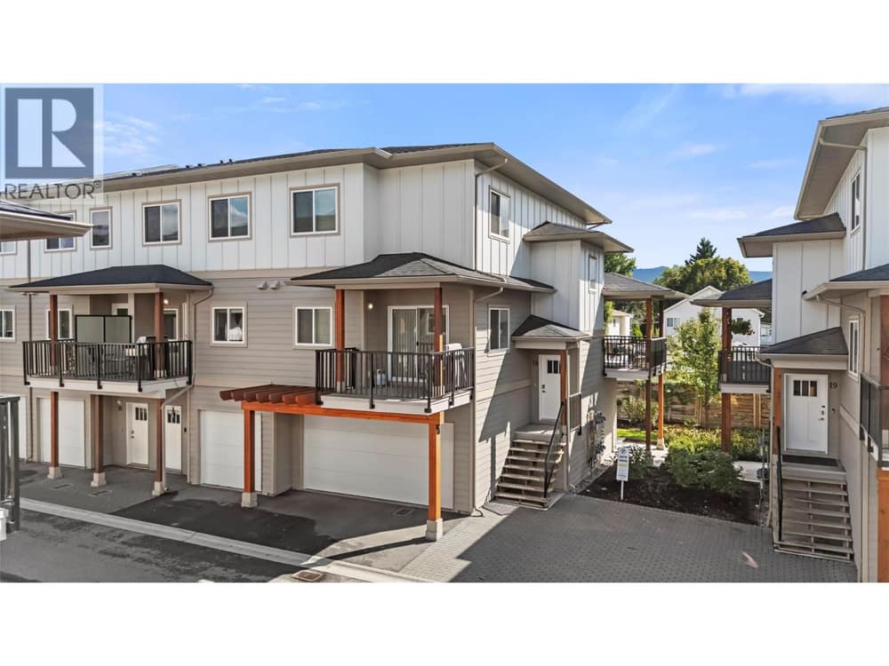 End-unit townhome with a spacious double garage and visitor parking just steps away.