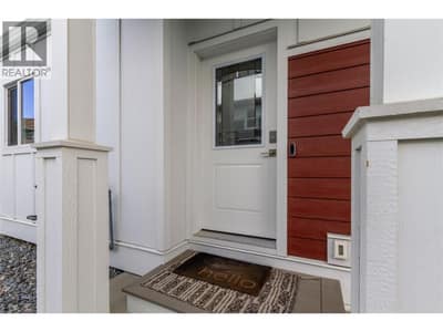 A nice covered front door.