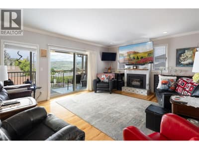 Living room with large windows