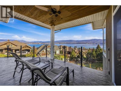 Panoramic lake views from the main level wrap around deck!