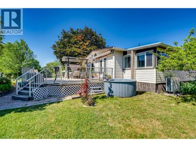 Large deck and hot tub