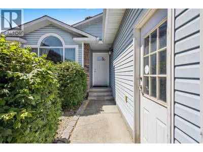 Front entrance and garage entrance