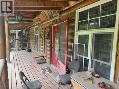 Main lodge, front porch.