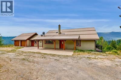 5 acre rancher with a walkout basement in Celista, BC