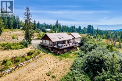 5 acre rancher with a walkout basement in Celista, and no zoning bylaws