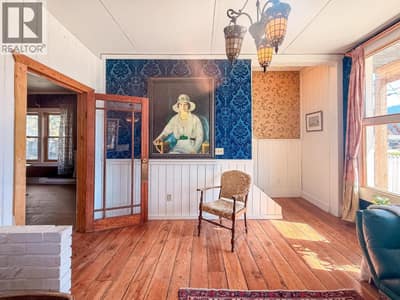 Part of the grand parlour on the main floor of the main lodge