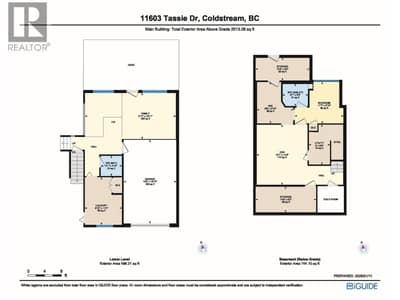 Floor Plan Lower level and basement