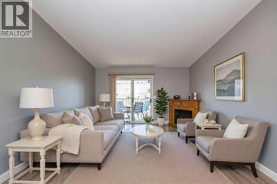Living room is virtually staged