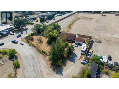 High-traffic corner lot newly rezoned to medium-format industrial use in the Lake Country Business Park.