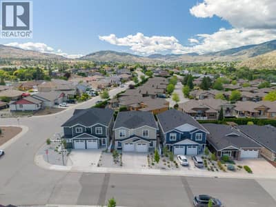Aerial view looking south