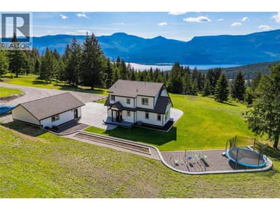 Freshly updated 3 bed/ 3 bath home with a detached double-car garage on a 9.5 acre lot in Lake Country