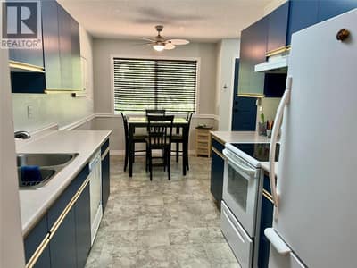 Kitchen with eating area.