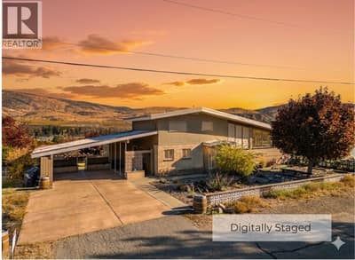 Front of home digitally staged