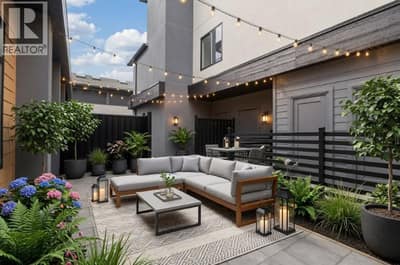 Ai enhanced. Your own private courtyard between the kitchen and garage fully fenced for your pet.