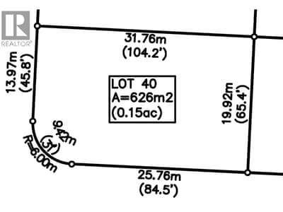 Lot 40 Eagle Bluff Drive, West Kelowna