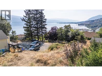 lake views from the upper lot