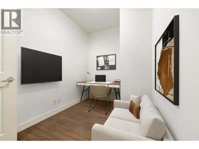 Staged Den/ 2nd Bedroom to scale of the floor plan