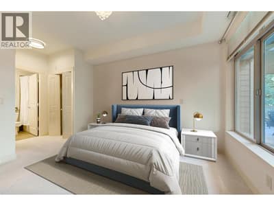 Staged Primary Bedroom  to scale of the floor plan
