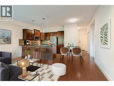 Staged LR  & Dining area to the scale of the floor plan