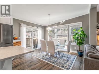 Dedicated dining area with lots of natural light