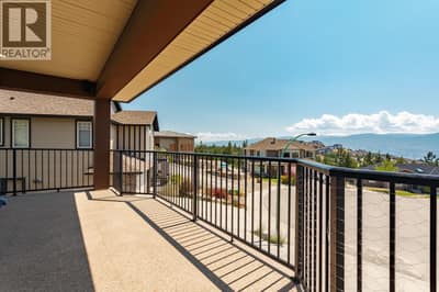 A spacious covered patio with exceptional lake in Mountain View's