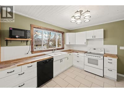 Kitchen with custom countertops