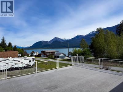 view from the deck of Kootenay Lake.
