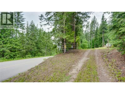 Driveway entrance from Grandview Bench Rd - very gentle grade / slope.