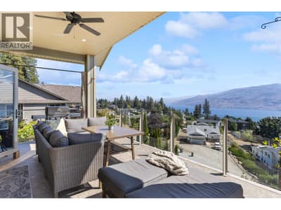 Expansive views on generous sized deck.