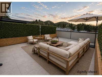 Private Top Level Terrace - Virtually staged to show possibilities