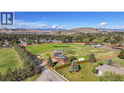10 acre corner lot with expansive panoramic views.