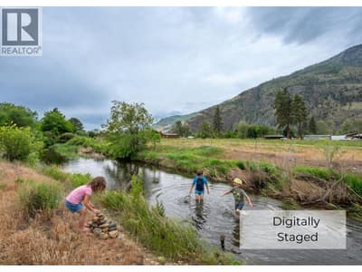 Keremeos creek digitally staged