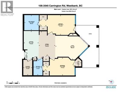 Unit floorplan.