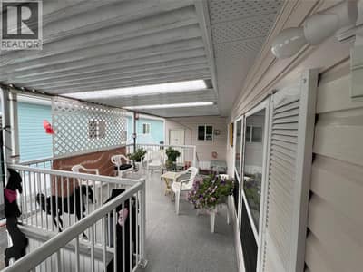 Covered deck area