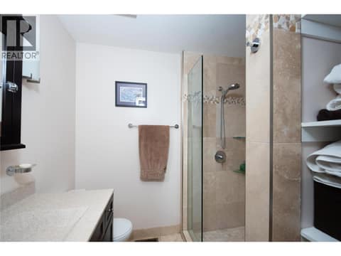 3 piece upstairs bathroom at 9292 Kokanee Road, Okanagan Landing, Vernon