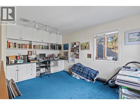 Studio loft above the master bedroom at 9292 Kokanee Road, Okanagan Landing, Vernon