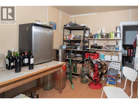 Wine making room at 9292 Kokanee Road, Okanagan Landing, Vernon