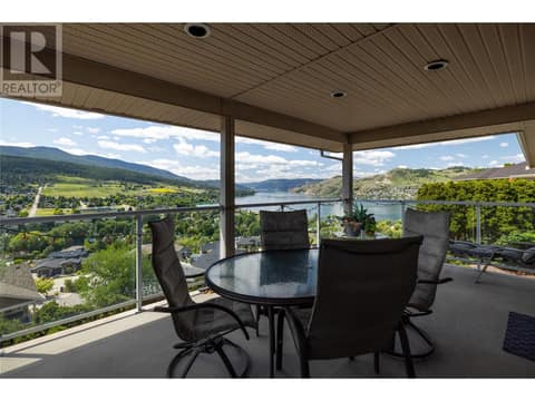 The covered deck. at 8827 Michael Drive, Middleton Mountain Coldstream