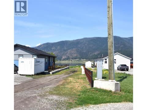 Walk way across the street to the shared waterfront at 61 Antoine Road Unit# 24, Swan Lake West, Vernon