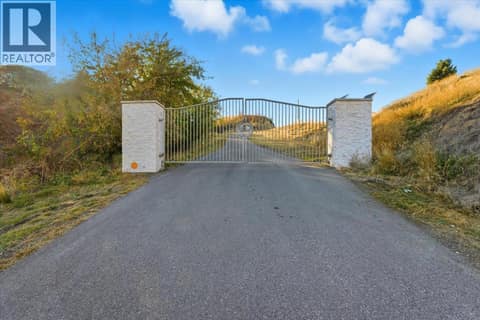 Gated Entrance at 6924 / 6926 Old Kamloops Road, Swan Lake West, Vernon