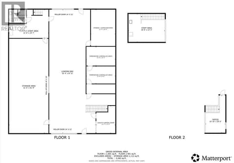 Main Building Floor Plan at 6924 / 6926 Old Kamloops Road, Swan Lake West, Vernon