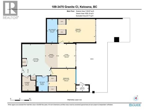 Floor Plan at 3475 Granite Close Unit# 109, McKinley Landing, Kelowna