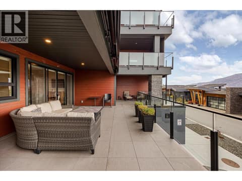 Installed awning at 3475 Granite Close Unit# 109, McKinley Landing, Kelowna