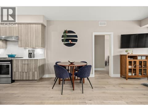 There is even space for a dining table at 3475 Granite Close Unit# 109, McKinley Landing, Kelowna