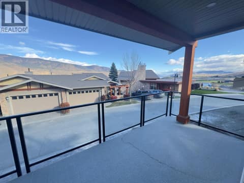 Main floor deck view at 130 Colebrook Road Unit# 18, Tobiano, Kamloops