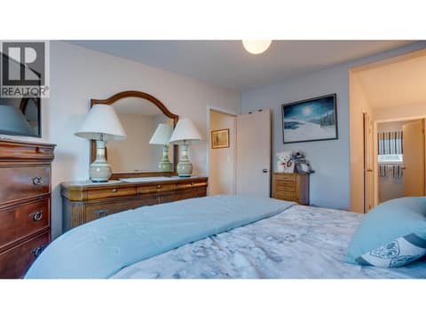 Primary Bedroom has ensuite bath AND walk-in closet! at 9510 Highway 97N Unit# 43, Swan Lake West, Vernon