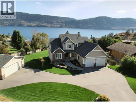 Home before fire at 131 Westside N Road, Westside Road, Kelowna