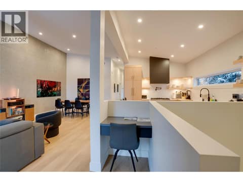 Open Concept Living Room at 9973 Purcell Drive, Silver Star, Vernon