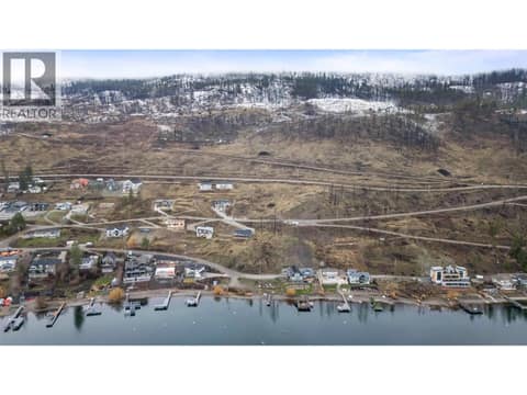 Public Boat Launch right below your lot. at 8885 Westside Road, Fintry, Vernon